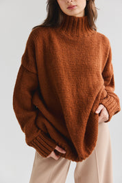 Uma Andean Wool Jumper - Copper