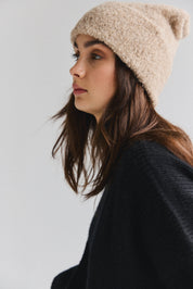 Florian Alpaca Beanie - Beige