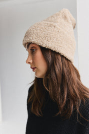 Florian Alpaca Beanie - Beige