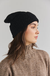 Florian Alpaca Beanie - Black